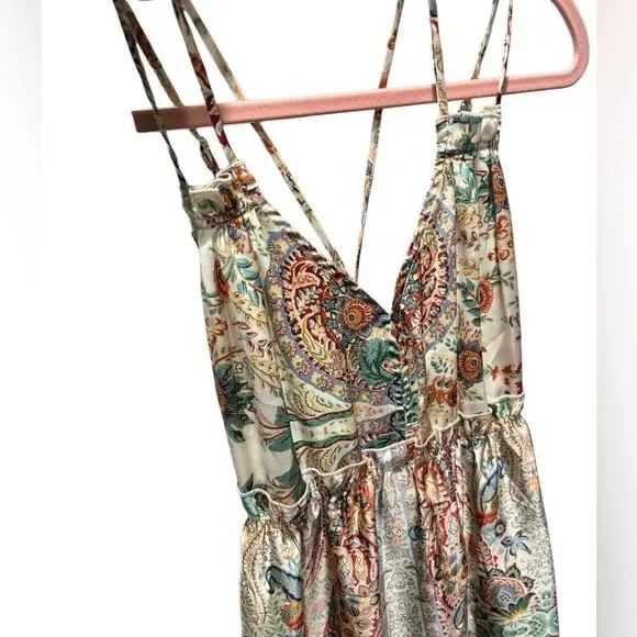 CIDER•PRINT BABYDOLL DRESS - Picture 3 of 4